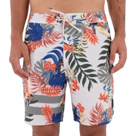 бански,гащета,мъжки,бански,костюми,hurley,phantom,eco,block,party,engineered,18´´,swimming,shorts,white,(bone)