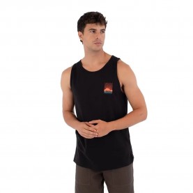 тениска,мъжки,тениски,дамски,тениски,hurley,printing,press,surfwar,sleeveless,t,shirt,black,(black)