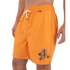 Бански гащета Hurley Volley Flex Tattoo Skull swimming shorts - Orange (Hay Bale) бански,гащета,мъжки,бански,костюми,hurley,volley,flex,tattoo,skull,swimming,shorts,orange,(hay,bale)
