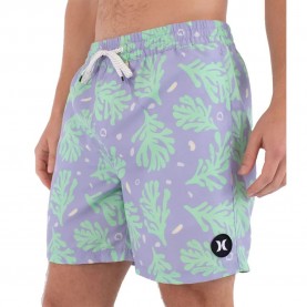 бански,гащета,мъжки,бански,костюми,hurley,volley,icon,printing,press,coral,swimming,shorts,purple,(lavender,mist)