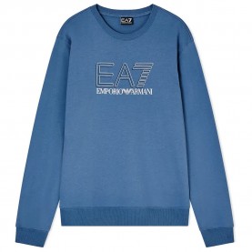 Блуза EA7 EMPORIO ARMANI 7M001312_AF13512 sweatshirt - Blue (Blue Horizon) блуза,мъжки,пуловери,ea7,emporio,armani,7m001312,af13512,sweatshirt,blue,(blue,horizon)