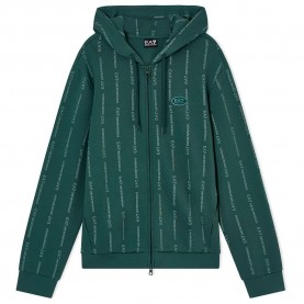 Блуза EA7 EMPORIO ARMANI 7M001392_AF12660 full zip sweatshirt - Green (Cilantro / Green Bay Fancy) блуза,мъжки,пуловери,ea7,emporio,armani,7m001392,af12660,full,zip,sweatshirt,green,(cilantro,green,bay,fancy)