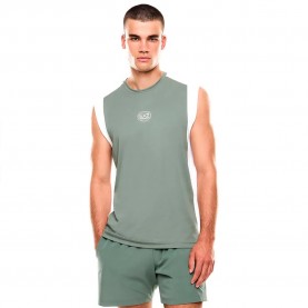 Тениска EA7 EMPORIO ARMANI 7M001527_AF22175 sleeveless T-shirt - Green (Laurel Wreath) тениска,мъжки,тениски,дамски,тениски,ea7,emporio,armani,7m001527,af22175,sleeveless,t,shirt,green,(laurel,wreath)