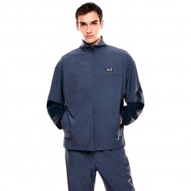 Блуза EA7 EMPORIO ARMANI 7M001561_AF13392 full zip sweatshirt - Blue (Fancy Blue Denim) блуза,мъжки,пуловери,ea7,emporio,armani,7m001561,af13392,full,zip,sweatshirt,blue,(fancy,blue,denim)