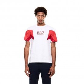 Тениска EA7 EMPORIO ARMANI 7M001603_AF12503 short sleeve T-shirt - White (Brilliant White) тениска,мъжки,тениски,дамски,тениски,ea7,emporio,armani,7m001603,af12503,short,sleeve,t,shirt,white,(brilliant,white)