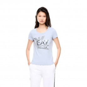 Тениска EA7 EMPORIO ARMANI 7W000977_AF10373 short sleeve T-shirt - Blue (Zen Blue) тениска,мъжки,тениски,дамски,тениски,ea7,emporio,armani,7w000977,af10373,short,sleeve,t,shirt,blue,(zen,blue)
