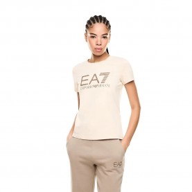 Тениска EA7 EMPORIO ARMANI 7W000993_AF18401 short sleeve T-shirt - Beige (Fog) тениска,мъжки,тениски,дамски,тениски,ea7,emporio,armani,7w000993,af18401,short,sleeve,t,shirt,beige,(fog)