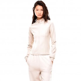 Блуза EA7 EMPORIO ARMANI 7W001150_AF12501 full zip sweatshirt - Beige (Aluminum) блуза,дамски,блузи,ea7,emporio,armani,7w001150,af12501,full,zip,sweatshirt,beige,(aluminum)