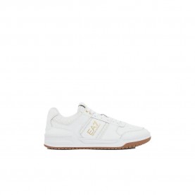 Маратонки EA7 EMPORIO ARMANI Baseline trainers - White (Optical White / Gold / Honey) маратонки,мъжки,маратонки,дамски,маратонки,ea7,emporio,armani,baseline,trainers,white,(optical,white,gold,honey)