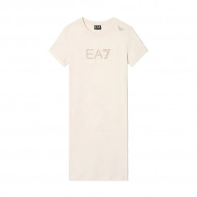 рокля,дамски,поли,и,рокли,ea7,emporio,armani,evolution,short,sleeve,dress,beige,(fog)