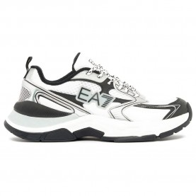 Маратонки EA7 EMPORIO ARMANI Predator trainers - White (White / Black / Silver) маратонки,мъжки,маратонки,дамски,маратонки,ea7,emporio,armani,predator,trainers,white,(white,black,silver)