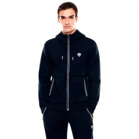 Блуза EA7 EMPORIO ARMANI Premium Shield full zip sweatshirt - Blue (Armani Blue) блуза,мъжки,пуловери,ea7,emporio,armani,premium,shield,full,zip,sweatshirt,blue,(armani,blue)