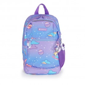 Gabol Cosmos-Double Pocket pencil case - Purple (Lila) ученически,принадлежности,gabol,cosmos,double,pocket,pencil,case,purple,(lila)