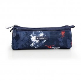 Gabol Dash-Triple Pocket pencil case - Blue (Azul Marino) ученически,принадлежности,gabol,dash,triple,pocket,pencil,case,blue,(azul,marino)