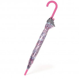 Чадър Gabol Funny umbrella - Pink (Transparente) чадър,чадъри,gabol,funny,umbrella,pink,(transparente)