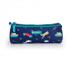 Gabol Speedy-Triple Pocket pencil case - Blue (Azul Marino) ученически,принадлежности,gabol,speedy,triple,pocket,pencil,case,blue,(azul,marino)