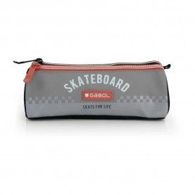 Gabol Trick-Triple Pocket pencil case - Grey (Gris) ученически,принадлежности,gabol,trick,triple,pocket,pencil,case,grey,(gris)
