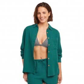 Риза с дълъг ръкав O´neill Brenda Structured long sleeve shirt - Green (Botanical Heat) риза,с,дълъг,ръкав,дамски,ризи,мъжки,ризи,o´neill,brenda,structured,long,sleeve,shirt,green,(botanical,heat)