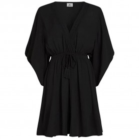 Рокля O´neill Essentials Tokeena Cover-Up short sleeve short dress - Black (Black Out) рокля,дамски,поли,и,рокли,o´neill,essentials,tokeena,cover,up,short,sleeve,short,dress,black,(black,out)