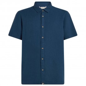 Риза с къс ръкав O´neill O´Riginals Structure short sleeve shirt - Blue (English Evening) риза,с,къс,ръкав,дамски,ризи,мъжки,ризи,o´neill,o´riginals,structure,short,sleeve,shirt,blue,(english,evening)
