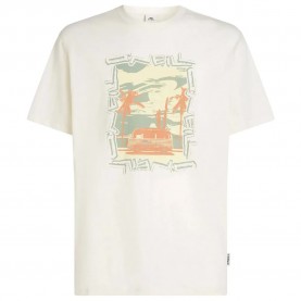Тениска O´neill Photo Front Print short sleeve T-shirt - White (Snow White) тениска,мъжки,тениски,дамски,тениски,o´neill,photo,front,print,short,sleeve,t,shirt,white,(snow,white)