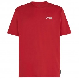 Тениска O´neill Polygiene Cotton Graphic short sleeve T-shirt - Red (Midnight Poppy) тениска,мъжки,тениски,дамски,тениски,o´neill,polygiene,cotton,graphic,short,sleeve,t,shirt,red,(midnight,poppy)