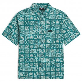 Риза с къс ръкав O´neill Print short sleeve shirt - Green (Blue Bricks) риза,с,къс,ръкав,дамски,ризи,мъжки,ризи,o´neill,print,short,sleeve,shirt,green,(blue,bricks)