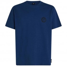 Тениска O´neill Slub Back Print short sleeve T-shirt - Blue (English Evening) тениска,мъжки,тениски,дамски,тениски,o´neill,slub,back,print,short,sleeve,t,shirt,blue,(english,evening)