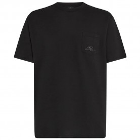 Тениска O´neill Slub Chest Pocket short sleeve T-shirt - Black (Black Out) тениска,мъжки,тениски,дамски,тениски,o´neill,slub,chest,pocket,short,sleeve,t,shirt,black,(black,out)