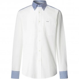 Риза с дълъг ръкав Façonnable FM310961 long sleeve shirt - White (White) риза,с,дълъг,ръкав,дамски,ризи,мъжки,ризи,façonnable,fm310961,long,sleeve,shirt,white,(white)