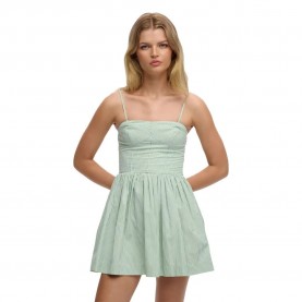 потник,дамски,поли,и,рокли,superdry,corset,cami,dress,green,(peppermint,chalk,stripe)