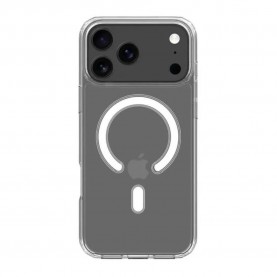 KSIX IPhone 17 Pro Flex MagCharge phone case - Clear (Transparent) други,аксесоари,ksix,iphone,17,pro,flex,magcharge,phone,case,clear,(transparent)