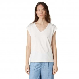 Тениска Deeluxe Amayal short sleeve T-shirt - White (Off White) тениска,мъжки,тениски,дамски,тениски,deeluxe,amayal,short,sleeve,t,shirt,white,(off,white)