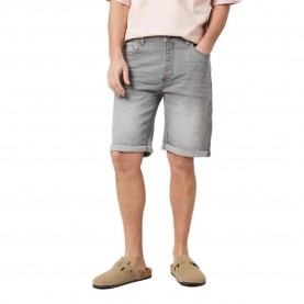 Къси панталони Deeluxe Arvin denim shorts - Grey (Light Grey Used) къси,панталони,мъжки,панталони,дамски,панталони,deeluxe,arvin,denim,shorts,grey,(light,grey,used)