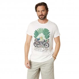 Тениска Deeluxe Aventura short sleeve T-shirt - White (Natural) тениска,мъжки,тениски,дамски,тениски,deeluxe,aventura,short,sleeve,t,shirt,white,(natural)