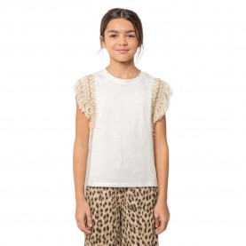 Тениска Deeluxe Dayna sleeveless T-shirt - White (Off White) тениска,мъжки,тениски,дамски,тениски,deeluxe,dayna,sleeveless,t,shirt,white,(off,white)