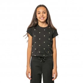 Тениска Deeluxe Hearty short sleeve T-shirt - Black (Black) тениска,мъжки,тениски,дамски,тениски,deeluxe,hearty,short,sleeve,t,shirt,black,(black)