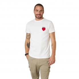 Тениска Deeluxe Keur short sleeve T-shirt - White (Natural) тениска,мъжки,тениски,дамски,тениски,deeluxe,keur,short,sleeve,t,shirt,white,(natural)
