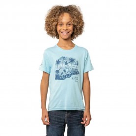 Тениска Deeluxe Lambrate short sleeve T-shirt - Blue (Light Blue) тениска,мъжки,тениски,дамски,тениски,deeluxe,lambrate,short,sleeve,t,shirt,blue,(light,blue)