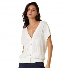 блуза,мъжки,пуловери,дамски,пуловери,deeluxe,marika,short,sleeve,sweater,white,(off,white)