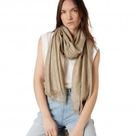 Шал Deeluxe Meredith scarf - Beige (Beige) шал,ръкавици,шапки,и,шалове,deeluxe,meredith,scarf,beige,(beige)