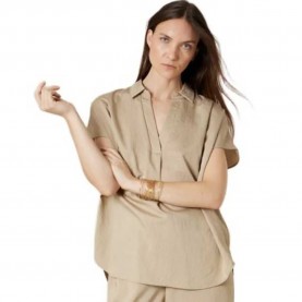 Deeluxe Noefi short sleeve blouse - Beige (Beige) дамски,блузи,deeluxe,noefi,short,sleeve,blouse,beige,(beige)