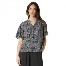 Риза с къс ръкав Deeluxe Odana short sleeve shirt - Grey (Black) риза,с,къс,ръкав,дамски,ризи,мъжки,ризи,deeluxe,odana,short,sleeve,shirt,grey,(black)