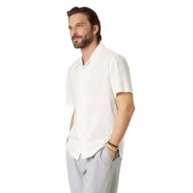 Риза с къс ръкав Deeluxe Oscardo short sleeve shirt - White (Natural) риза,с,къс,ръкав,дамски,ризи,мъжки,ризи,deeluxe,oscardo,short,sleeve,shirt,white,(natural)