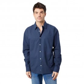Риза с дълъг ръкав Deeluxe Solemio long sleeve shirt - Blue (Navy) риза,с,дълъг,ръкав,дамски,ризи,мъжки,ризи,deeluxe,solemio,long,sleeve,shirt,blue,(navy)