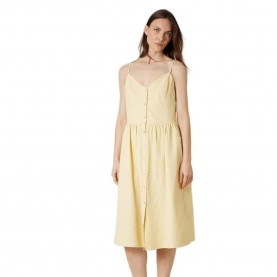 Рокля Deeluxe Vanda sleeveless short dress - Yellow (Light Yellow) рокля,дамски,поли,и,рокли,deeluxe,vanda,sleeveless,short,dress,yellow,(light,yellow)