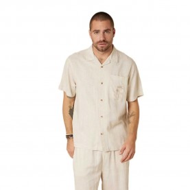 Риза с къс ръкав Deeluxe Zaltor short sleeve shirt - Beige (Light Beige) риза,с,къс,ръкав,дамски,ризи,мъжки,ризи,deeluxe,zaltor,short,sleeve,shirt,beige,(light,beige)
