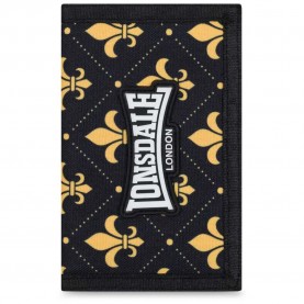 Lonsdale Roughlee wallet - Black (Black / Yellow) портфейли,и,портмонета,lonsdale,roughlee,wallet,black,(black,yellow)
