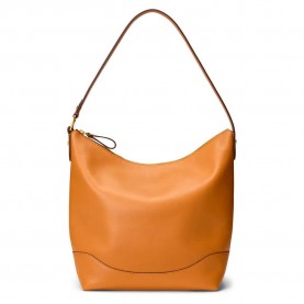 Чанта за през рамо Lauren By Ralph Lauren Tasha Bucket Large shoulder bag - Orange (Classic Caramel) чанта,за,през,рамо,всички,чанти,lauren,by,ralph,lauren,tasha,bucket,large,shoulder,bag,orange,(classic,caramel)