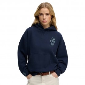 Суичър Superdry Heritage Hamptons hoodie - Blue (Richest Navy) суичър,дамски,блузи,superdry,heritage,hamptons,hoodie,blue,(richest,navy)